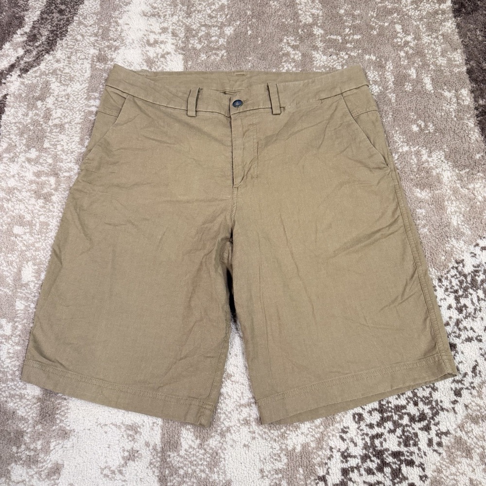 Lululemon The Works Shorts Mens 34 Brown Athleisure Chino Casual‎ Golf Gym